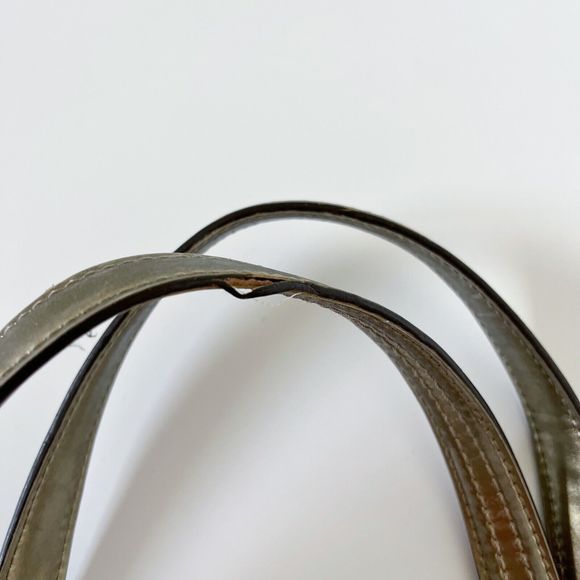 Vintage Coach Bag Poppy Signature C Logo Glam Tote 23261 Gold Tan Handbag Bag - Picture 10 of 16